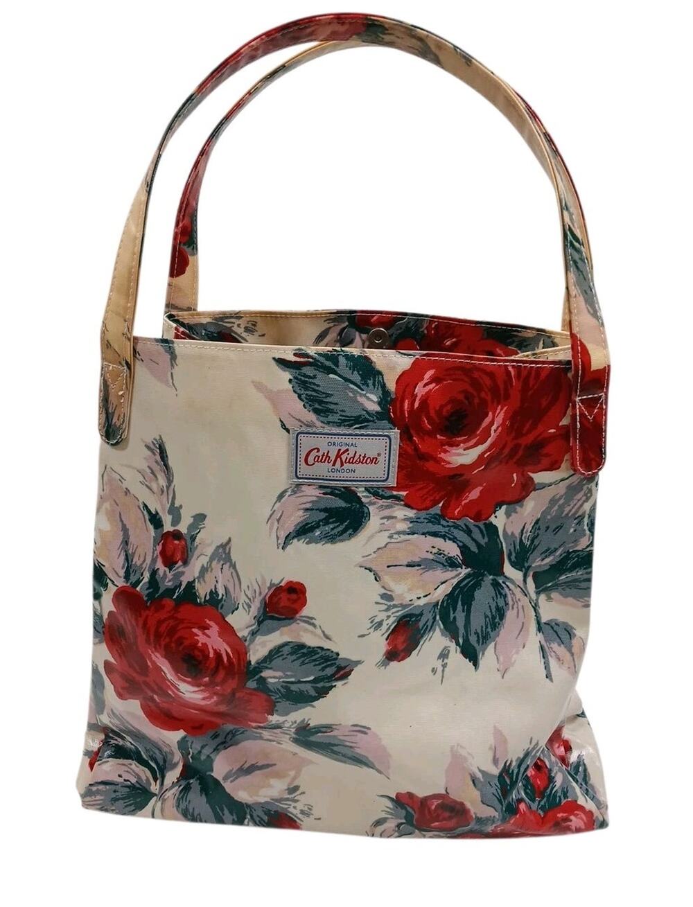 Original CATH KIDSTON Off-White Rose Floral Printed Shoulder Bag